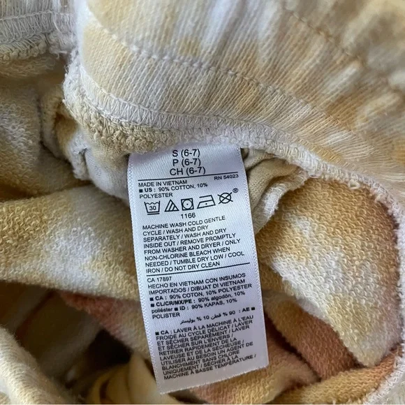 Old Navy Girls Tie Dye Hoodie & Jogger Matching Set Bundle Size Small (6-7) - Picture 10 of 10